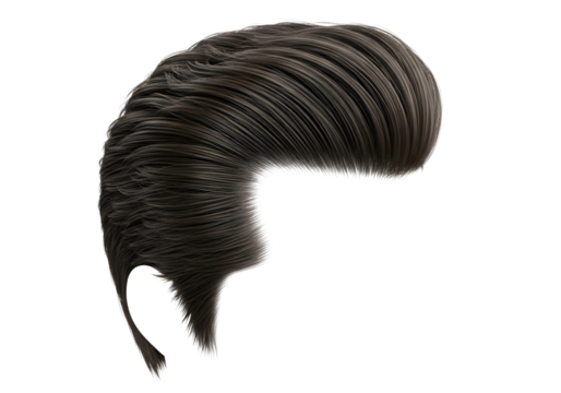 Detailed 3d render of a fantasy creature horn isolated on transparent background