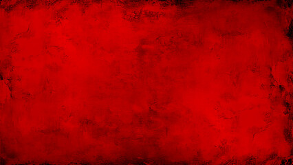 Red Abstract Grunge Background.  Red Grunge Wall.