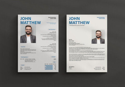 Creative Resume Layout