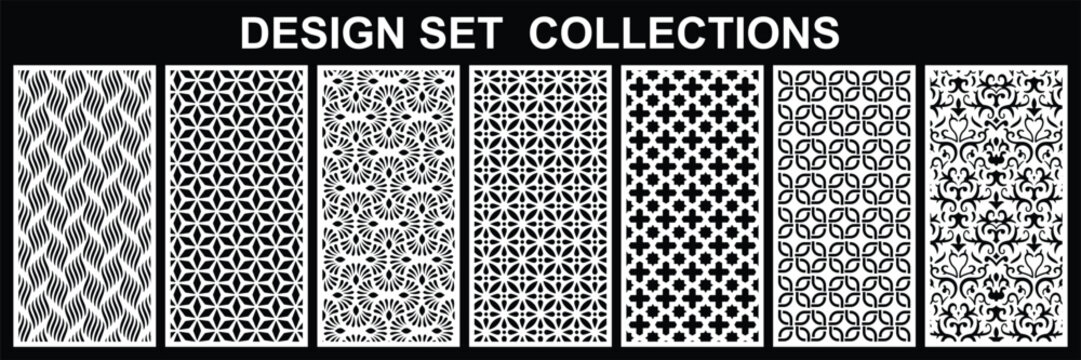 Modern Decorative Seamless Pattern Set