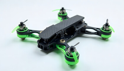 Modern drone frame ready for action