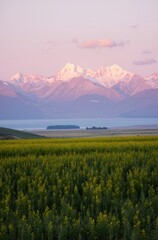 sunrise over the mountains