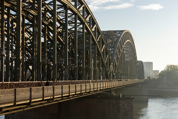 Hohenzollern Bridge in the afternoon