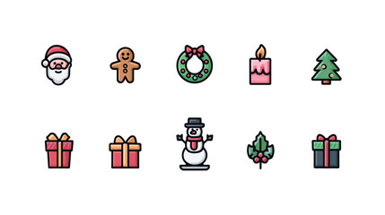 Conceptual pyramid formed by a multitude of small, colorful, diverse vector icons illustrating data, information, or social complexity.