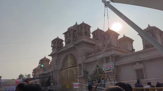 Sanwaliya Seth Mandir Mandafiya Main Entrance | Beautiful Hindu Temple Gate and Architecture View