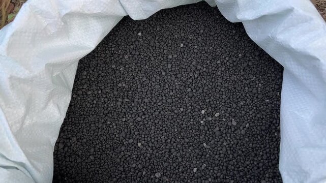 DAP Fertilizer Granules Close-Up | Agricultural Crop Nutrition and Soil Enrichment