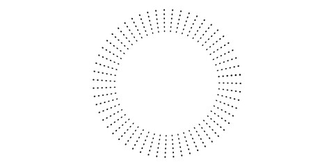 Radial speed lines in circle form for comic books. Fireworks explosion background. Vector illustration. Starburst round Logo. Circular design element. Abstract Geometric star rays