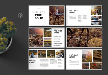 Digital Portfolio Layout