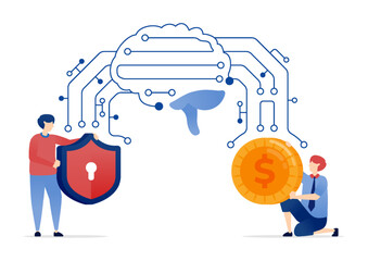 AI corporate banking system for bills and digital transactions