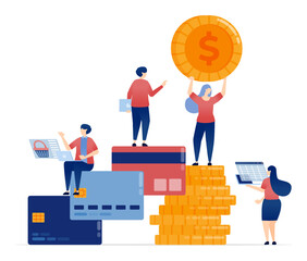 Banking investments through credit card and loan systems