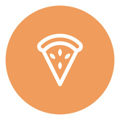 pie slice icon for illustration