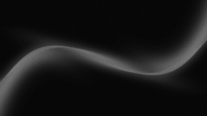 smooth and elegant sinusoidal waveform in grayish gradient across an infinite black background field.