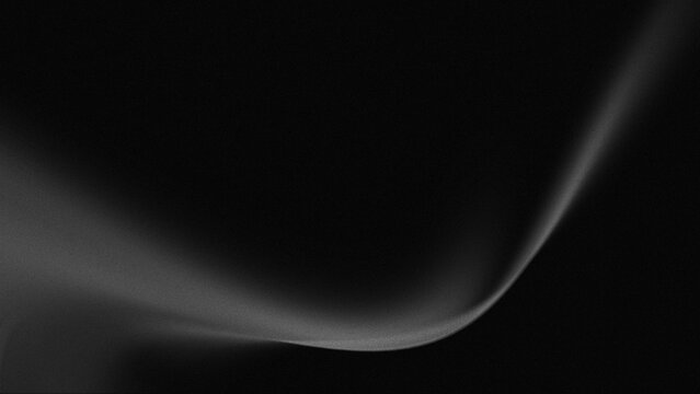 smooth and elegant sinusoidal waveform in grayish gradient across an infinite metallic black background field.