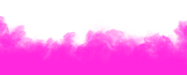 Pink dust smoke cloud particles isolated on PNG background. Pink smog dust explosion rising. Design elements for Compositing, covering, overlay, Transparent