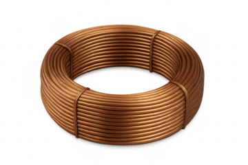 Copper wire roll for electricity and industrial use