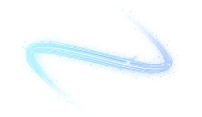 Dynamic abstract motion lines with shimmer particles.