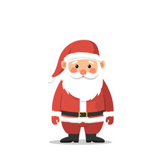 Christmas Santa Claus flat vector illustration