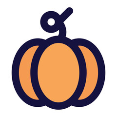 pumpkin icon for illustration