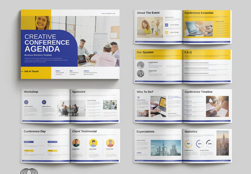 Conference Agenda Landscape Template