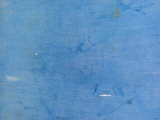 Deep Azure Blue Rough Textured Grunge Wall Background