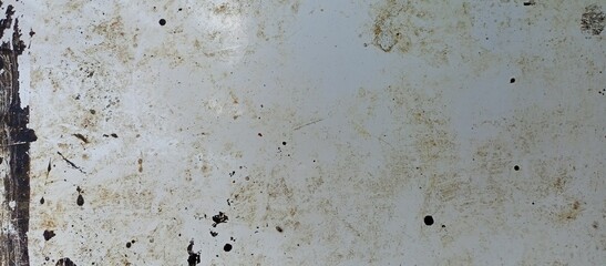 Dirty White Metal Surface With Scratches And Stains