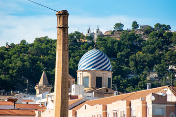 Capture of the Basilica of the Purisima in the city of Yecla, Spain.