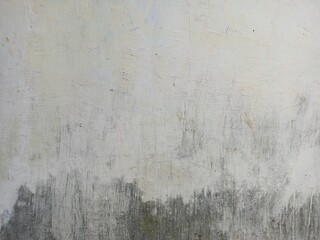Old White Wall Grunge Texture With Heavy Black Stains