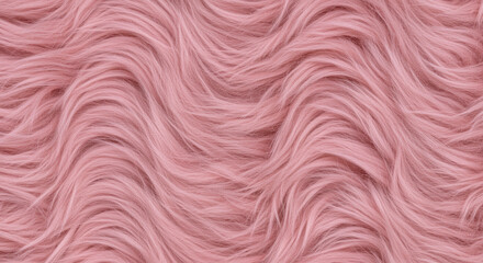 Soft pink fur texture with wavy patterns creating a cozy and warm tactile surface design