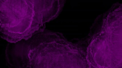 Vibrant Colorful Brush Purple Overlay On Alpha Channel