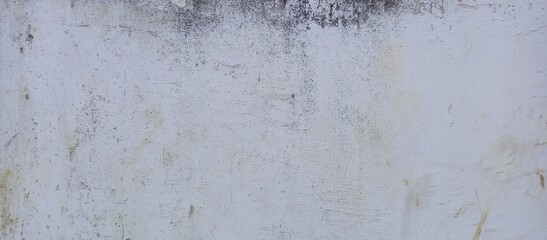 Subtle White Grungy Wall with Dark Water Stains