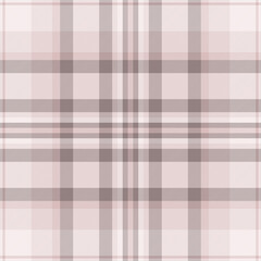 Elegant plaid pattern in soft, muted pink and beige tones. A versatile textile design ideal for backgrounds, fabric design, and decorative projects, evoking classic style.