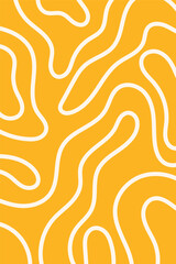 Twisted lines, fluid, curved, wiggling stripes, waves vector backgrounds set. Liquid, chaotic retro ornaments, groovy hippie patterns. Vibrant abstract symbol. vector illustration.
