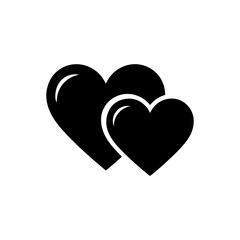 red heart isolated on white