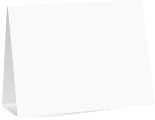 White blank calendar. vector illustration