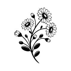 floral background with flowers