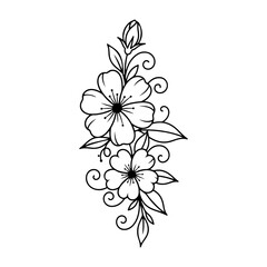 floral background with flowers