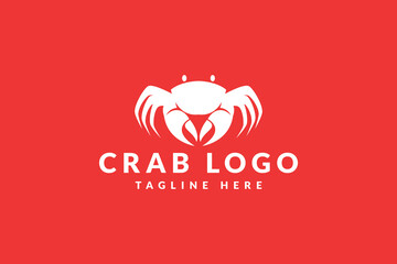 crab logo design. logo icon vector illustration