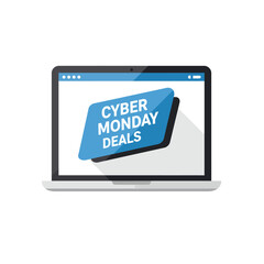 Cyber Monday Flat Icon Sheet