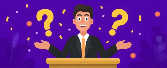 Ignite knowledge fun as National Trivia Day visuals sparkle like fireworks in your mind