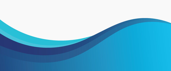 blue and white abstract wavy shape background