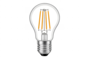 Led light bulb representing energy, innovation, and ideas