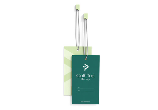 Packaging Label Tag Mockup Template