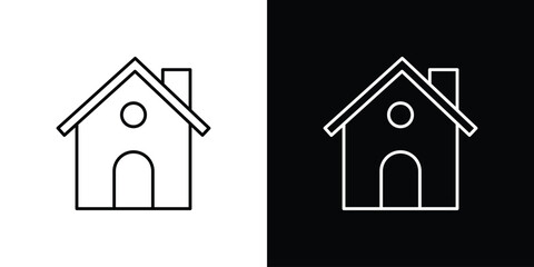 Home icon editable vector stroke for web designs