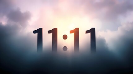 11:11 Angel Number Symbolizing Spiritual Awakening, Manifestation, and Universal Energy 
