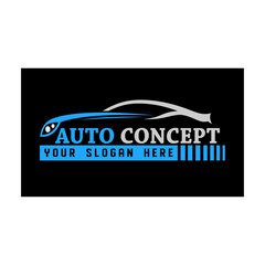 Automotive Company Logo Vector Design Concept