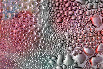 Color water drops abstract background