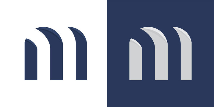 Letter M logo design. Premium business finance logo. Letter M vector logo design.