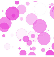 Purple abstract art with soft light and transparent round shapes PNG