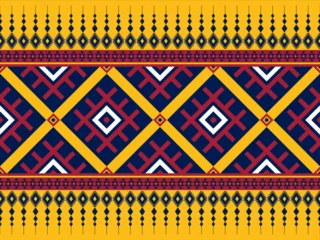 Stickers  Geometric ethnic pattern. Geometric ethnic pattern, Navajo, Native American tribal fabric design for clothing, textile, wrapping, background, wallpaper, carpet, embroidery, print, vector, illustration  © JRW_12
