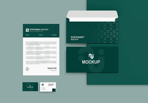 Stationery Business Set Mockup